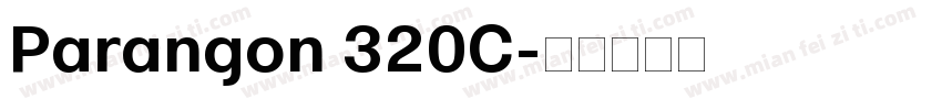 Parangon 320C字体转换